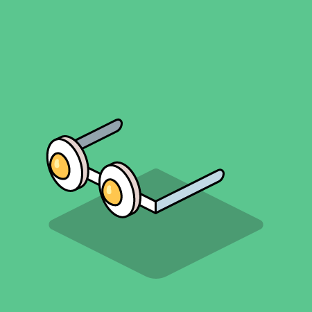 [N] Sunny-Side-Up Glasses